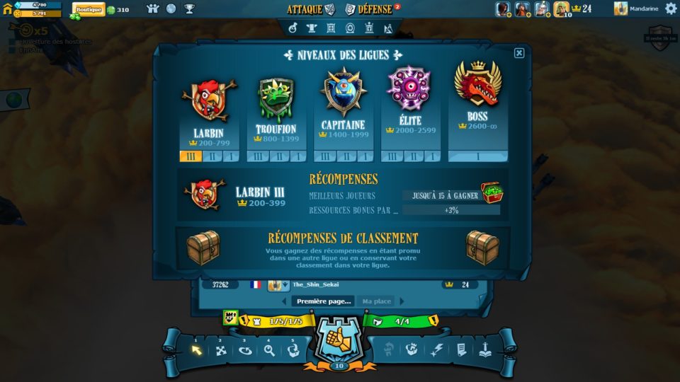 the mighty quest for epic loot classement couronnes
